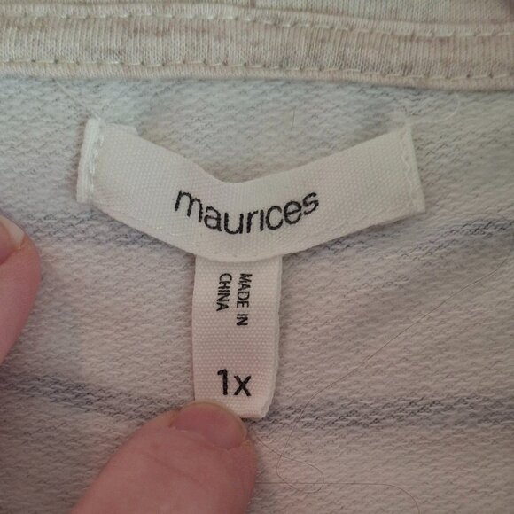 MAURICES Long Sleeve Hooded Shirt 1X - Picture 4 of 6